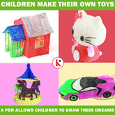 3D Stift für Kinder, Starterset mit Akku und niedriger Temperatur