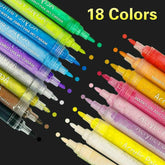 Acrylstifte - 18 Farben - Markerset