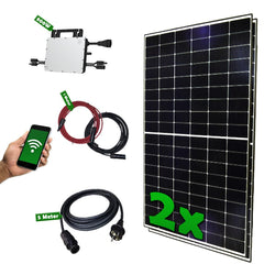 Set 32 - Balkonkraftwerk - 800W Wechselrichter + 5m Betteri Kabel + MC4 Kabel