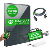 Set 55 - Balkonkraftwerk bifazial - 800W + 5m Betteri Kabel