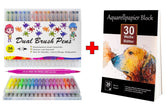 Geschenkidee: 36 Aquarellstifte und Aquarellblock
