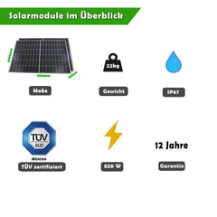 Set 10 - 2x Solarmodule