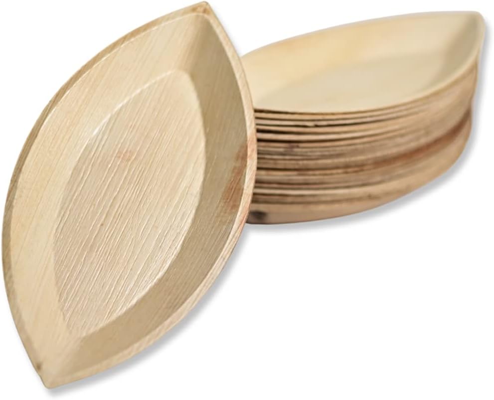 Palmblatt Schale - 100 Stück - rund 18cm