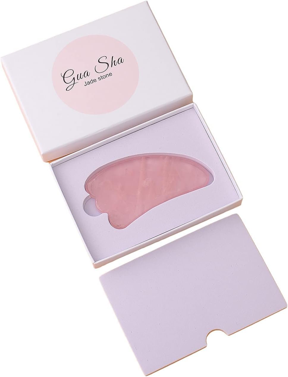 Premium Gua Sha Set, Beauty Produkte Jade Stein, Rosenquarz Stein Jade Roller