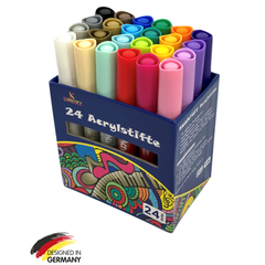 Acrylstifte - 24 Farben - Markerset