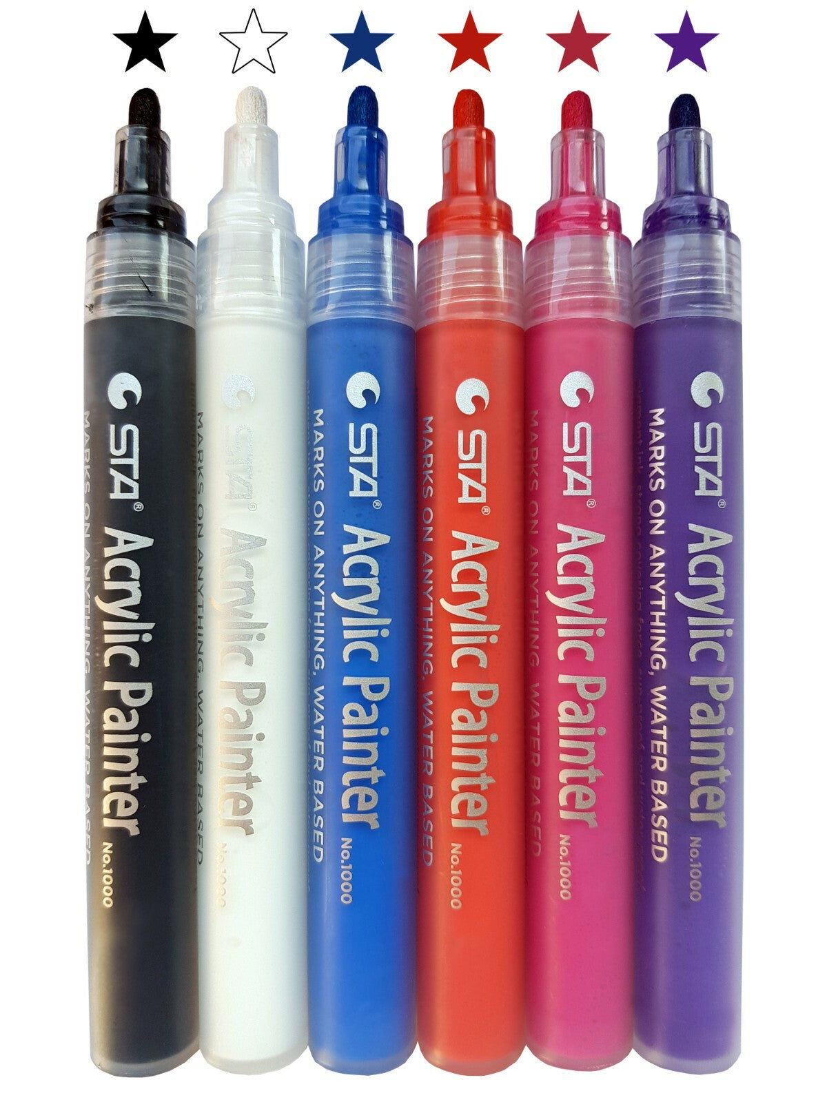 Acrylstifte - Basic Set - 6 Stifte