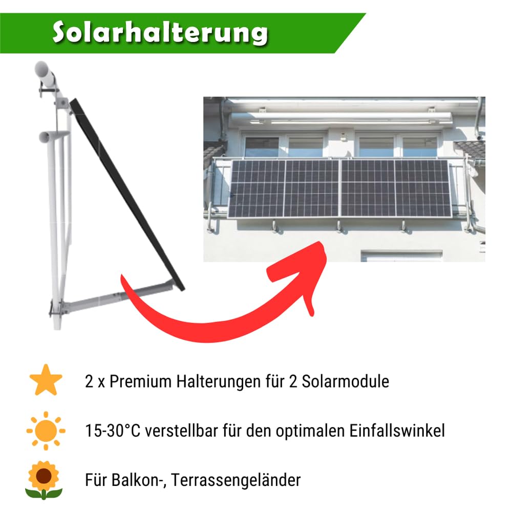 Set 04 - Balkonkraftwerk - 600W Deye + 10m Betteri Kabel