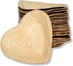 Palmblattteller 15cm Herzteller