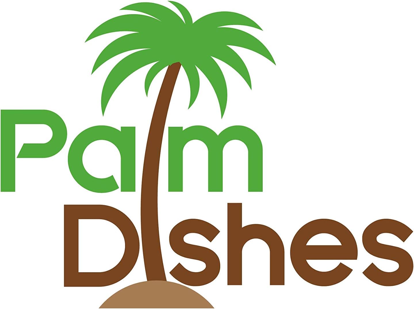 Palmblattteller 20x20cm eckig