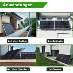 GreenSurfer Balkonkraftwerk ohne Solarmodul-Halterung