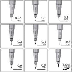 Pigment Liner - 9 Stifte