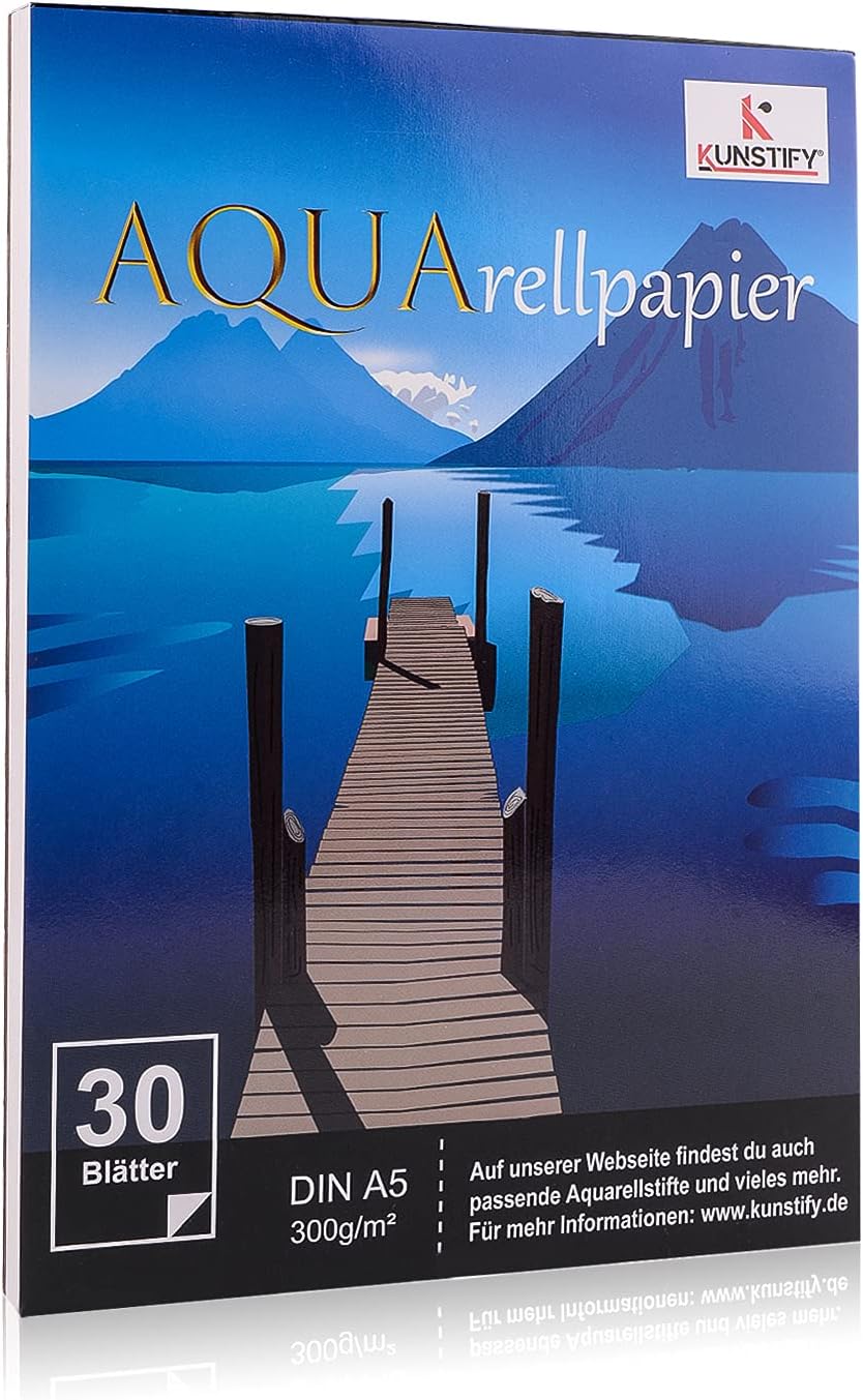 Aquarellpapier - A5 - 30 Blätter