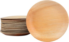Palmblattteller - 50 Stück - 20cm rund