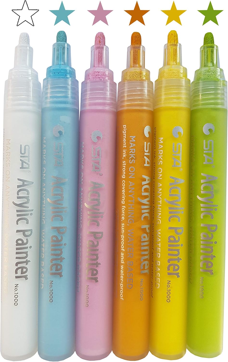 Acrylstifte - Pastellfarben Set 1