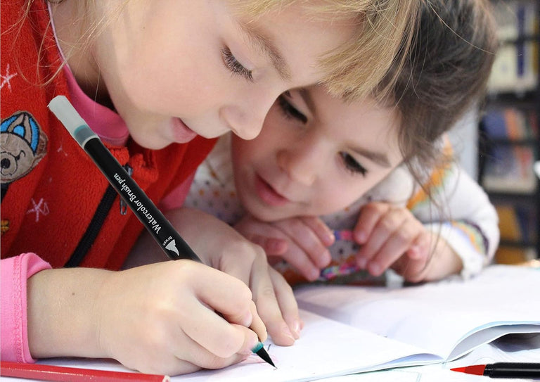 Aquarellstifte Dual Brush Pen 24 Farben Set Filzstifte Pinselstifte Fasermaler